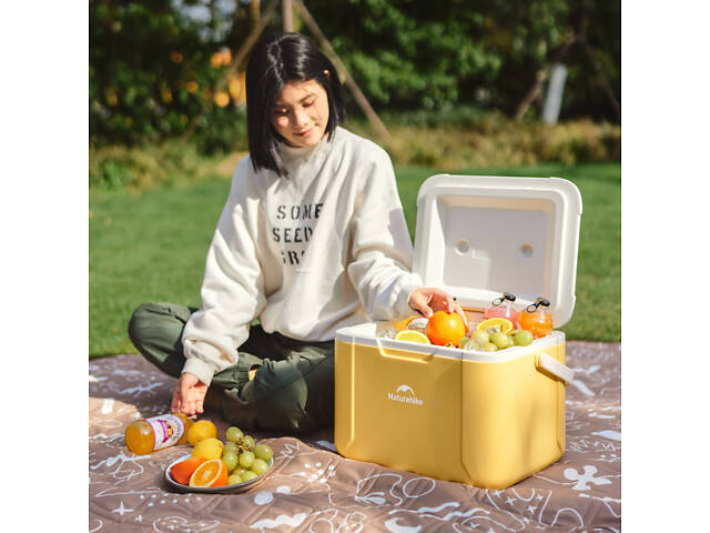 Туристичний холодильник Naturehike CNK2450CF012, 18 л, жовтий - Фото 10