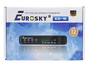 ТВ-ресивер тюнер Eurosky ES-16 / DVB-T 2 (Гарантия 1год)