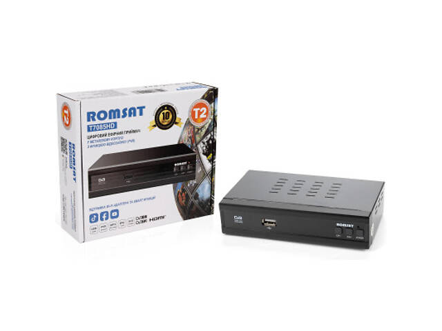 ТВ-тюнер Romsat DVB-T2 (T7085HD) - Фото 9