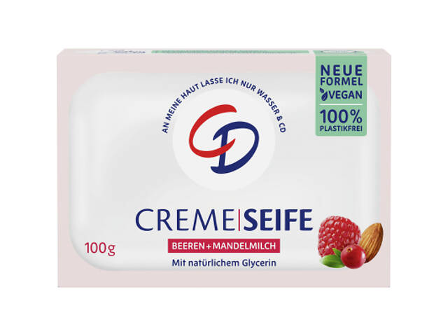 Тверде мило CD Ягоди та Мигдальне молоко 100 г (4045612009474) - Фото 1