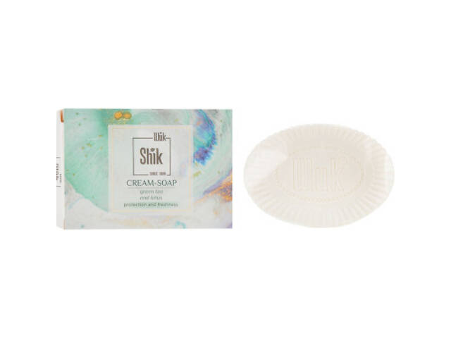 Тверде мило Shik Зелений чай і лотос 100 г (4820023361591) - Фото 1