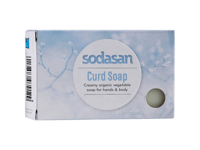 Тверде мило Sodasan органічне для чутливої шкіри Неароматизоване 100 г (4019886079129) - Фото 1