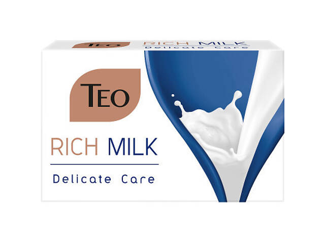 Тверде мило Teo Beauty Rich Milk Delicate Care 90 г (3800024047367) - Фото 1