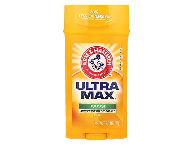 Твердий дезодорант-антиперспірант Arm & Hammer UltraMax Solid Antiperspirant Deodorant Fresh 73 г - Фото 1