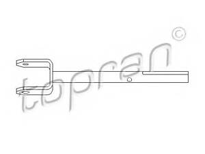 Тяга кулисы TOPRAN 207007 на OPEL CORSA D