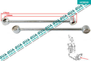 Тяга кулисы КПП ( шток вилки механической коробки переключения передач ) длинная L 170 мм 1 шт. RW26010 Mercedes / МЕРСЕ