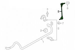 Тяга стабилизатора подвески GG1Z5K483A