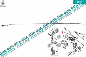 Тяга закрытия / открытия замка ляды ( задней двери / багажника ) левая 6025301786 Renault / РЕНО ESPACE III / ЭСПЭЙС 3
