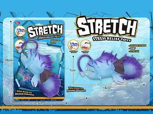 Тягучка 5050-40 (144/2) ЦЕНА ЗА 1 ШТУКУ, “Рыба-удильщик”, пенопластовые шарики, светится в темноте, на листе.