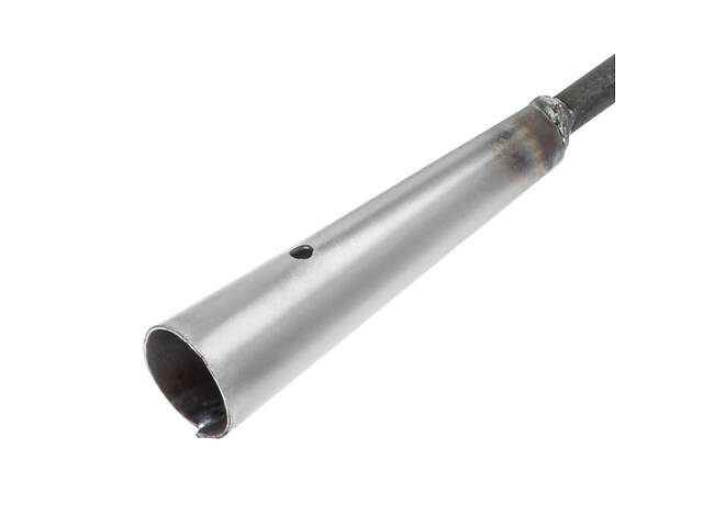 Cапка сапа тяпка мотика садова напівкругла ширина леза 19.5 см (сталь марки 65Г) з держаком 60 см - Фото 4