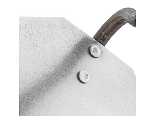 Cапка сапа тяпка мотика садова напівкругла ширина леза 19.5 см (сталь марки 65Г) з держаком 60 см - Фото 7