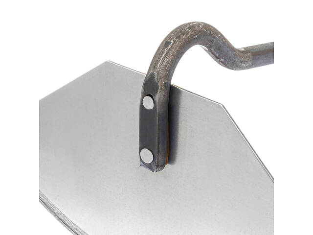 Cапка сапа тяпка мотика садова напівкругла ширина леза 19.5 см (сталь марки 65Г) з держаком 60 см - Фото 8