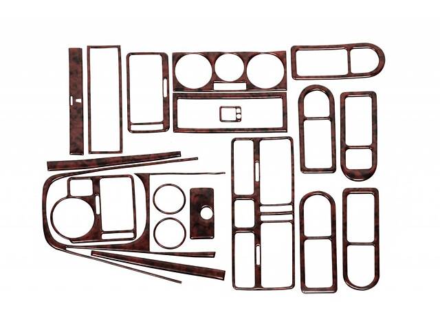 Тюнинг салона автомобиля Дерево для Volkswagen Bora 1998-2004 гг - Фото 1