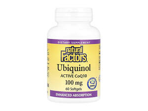 Ubiquinol CoQ10 100mg - 60 softgels
