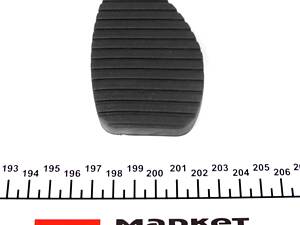 UCEL 41605 Накладка педали сцепления Peugeot Partner/Fiat Ducato/Citroen Berlingo