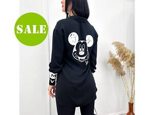 Удлиненная женская блузка 'Michelle' оптом | Батал | Распродажа модели