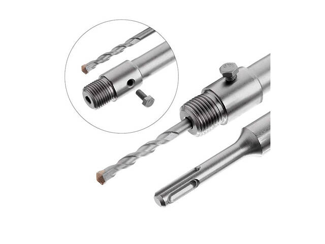 Подовжувач SDS+ для коронки по бетону Intertool 300 мм (SD-0419) - Фото 4