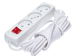 Удлинитель FL-BI 3 гнезда 8 метров выключатель