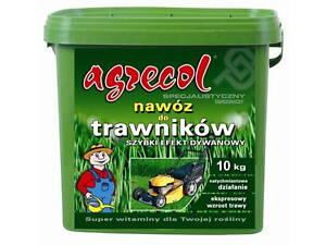 Удобрение Agrecol для газона быстрый ковровый эффект 10 кг