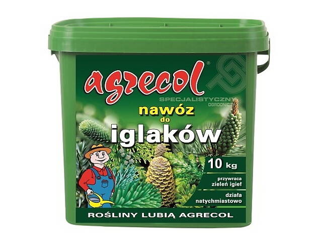 Удобрение Agrecol для хвойных растений 10 кг - Фото 1