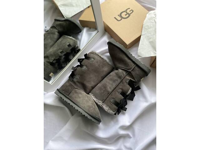 UGG Bailey Bow Gray (Розробка) - Фото 8
