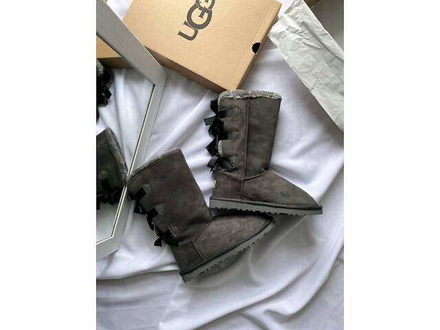 UGG Bailey Bow Gray (Розробка) - Фото 9