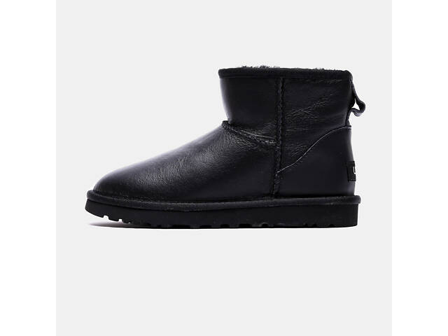 Ugg Ultra Mini Black ( шкіра ) 36 39 - Фото 1