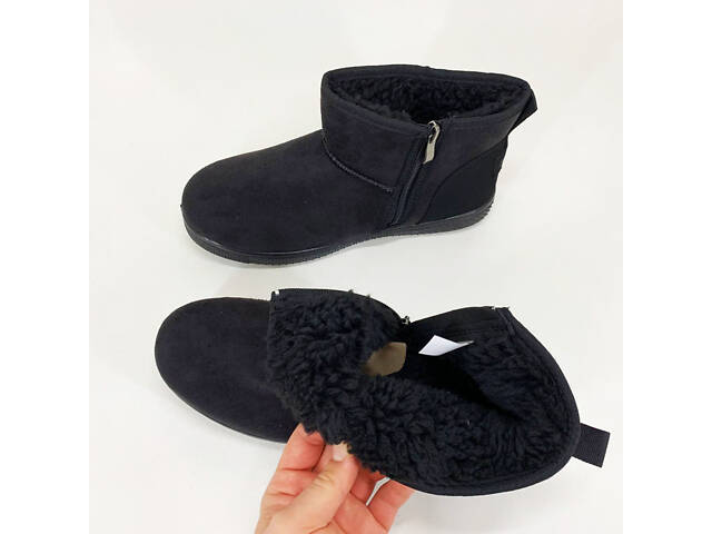 Уггі жіночі низькі утеплені 40см 26см, Жіночі калоші піна, Зимові бурки жіночі - Фото 2