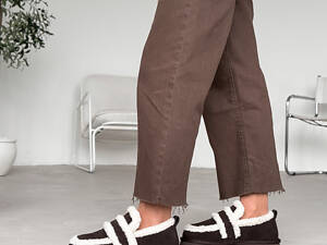 Уги-лофери жіночі Maris шоколад, натуральна замша 9908 ЗИМА 39