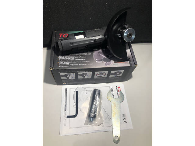 Угловая шлифмашинка пневматическая 5' (125мм, 9500об/мин) Heavy Duty TOPTUL KAKC0595 - Фото 3