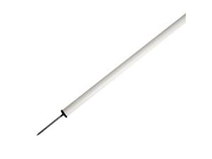 Кутовий флагшток з металевим наконечником SELECT Corner pole with metal tip (011) сірий