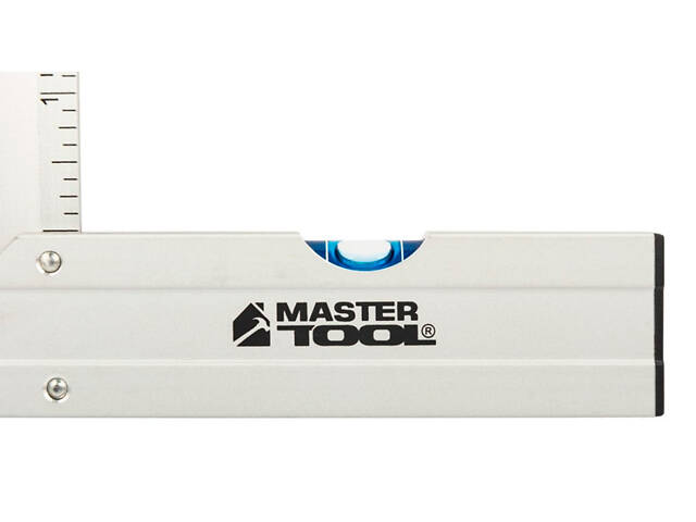 Угольник Mastertool 350 мм с капсулой алюминиевый (30-4350) - Фото 4