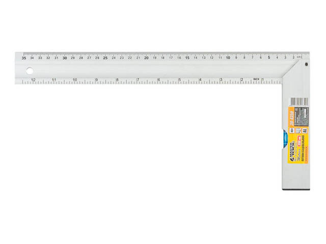 Угольник Mastertool 350 мм с капсулой алюминиевый (30-4350) - Фото 3