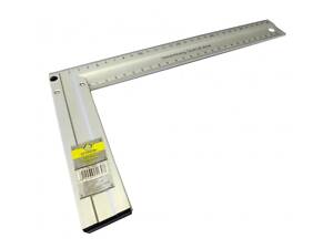 Угольник строительный алюминиевый Сталь 24230 40525 300 мм серый