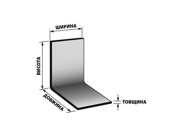 Куточок 60х35х60х2мм рівносторонній оцинкований посилений (50 шт.) [3MU004006035602000] Metalvis - Фото 2
