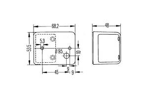 Указатель поворота 2PF006679001