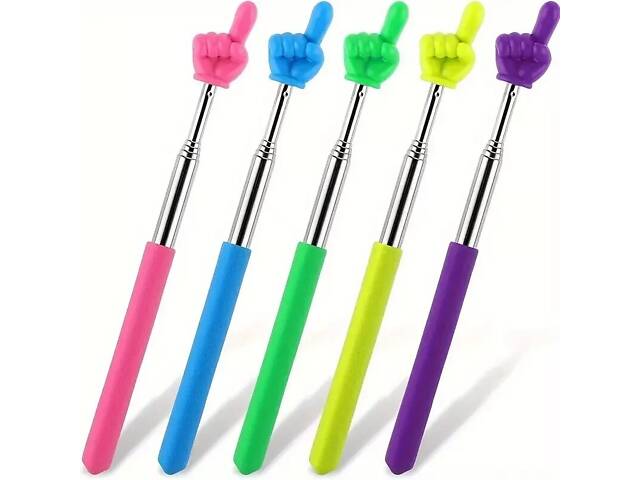 Указка телескопічна висувна 67 см наконечник рука (48110) - Фото 1