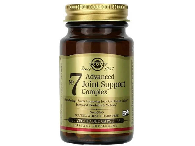 Укрепление суставов Solgar No. 7 Joint Support & Comfort 30 капс - Фото 1