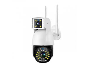 Уличная IP камера A38-WIFI с 2 обьективами,4+4 МПХ, V380 THL-24-75