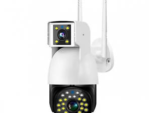 Уличная IP камера A38-WIFI с 2 обьективами,4+4 МПХ, V380 THL-24-75