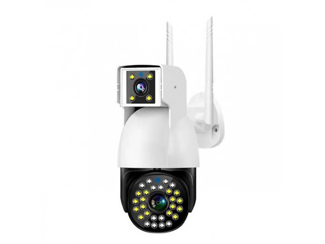 Уличная IP камера A38-WIFI с 2 обьективами,4+4 МПХ, V380 THL-24-75 - Фото 1