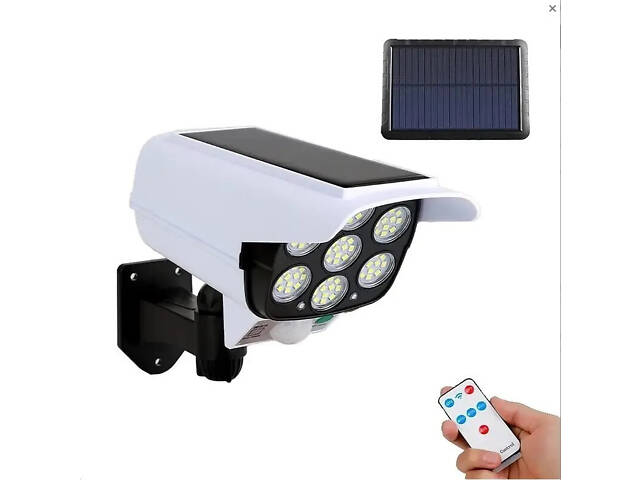 Вуличний ліхтар у формі камери Solar Light BL 2178 з пультом керування на сонячній батареї - Фото 2