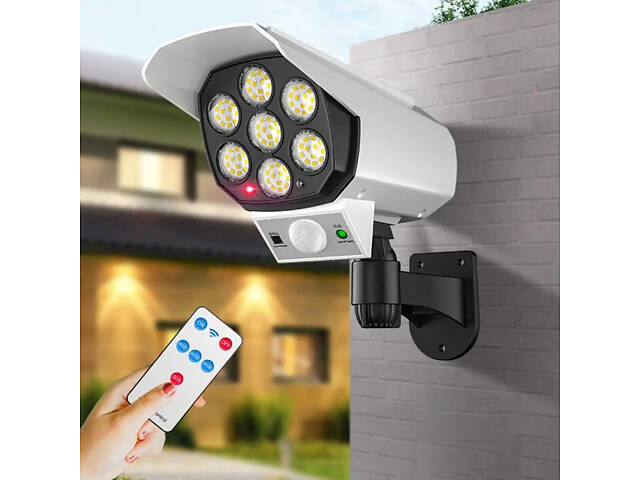 Вуличний ліхтар у формі камери Solar Light BL 2178 з пультом керування на сонячній батареї - Фото 3
