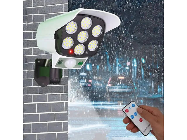 Вуличний ліхтар у формі камери Solar Light BL 2178 з пультом керування на сонячній батареї - Фото 4