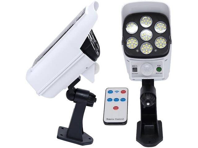Вуличний ліхтар у формі камери Solar Light BL 2178 з пультом керування на сонячній батареї - Фото 5