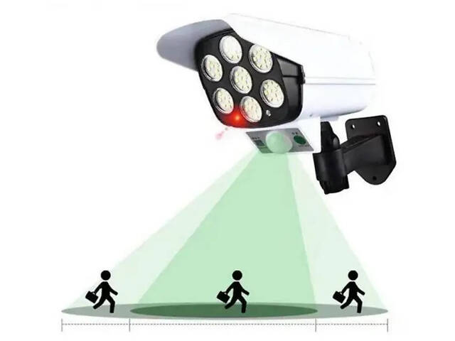 Вуличний ліхтар у формі камери Solar Light BL 2178 з пультом керування на сонячній батареї - Фото 7