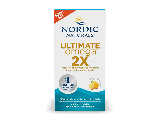 Ultimate Omega 2X - 90 softgels - Фото 1