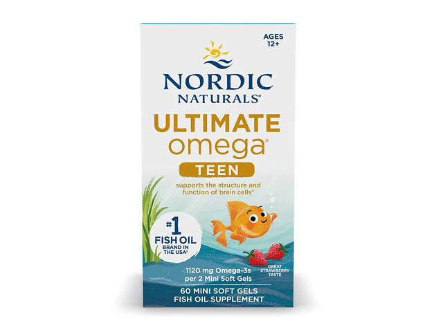 Ultimate Omega 2X Teen - 60 mini softgels - Фото 1