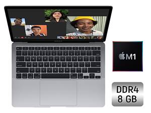 Ультрабук Apple MacBook Air M1 (2020)/ 13.3' (2560x1600) IPS/ Apple M1/ 8GB RAM/ 256GB SSD/