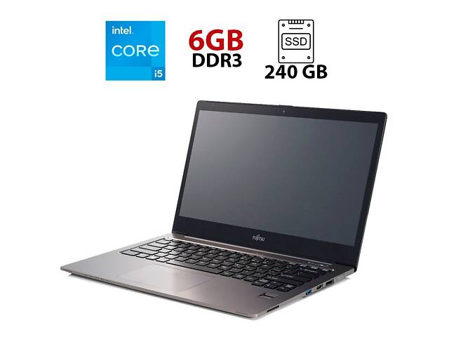 Ультрабук Б-класс Fujitsu LifeBook U904/ 14' (3200x1800) IPS/ i5-4300U/ 6GB RAM/ 240GB SSD/ HD 4400